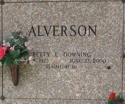 Betty E. <I>Downing</I> Alverson 