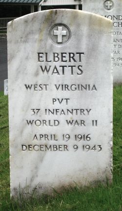Pvt Elbert Watts 