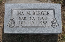 Ina Merrior <I>Hicks</I> Berger 