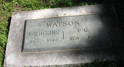 Florence “Katherine” <I>Proudfoot</I> Watson 