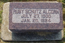 Ruby Edith <I>Schutz</I> Alcorn 