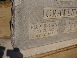 Emma Samella “Ella” <I>Brown</I> Crawley 