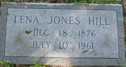 Lena <I>Jones</I> Hill 