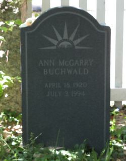Ann <I>McGarry</I> Buchwald 