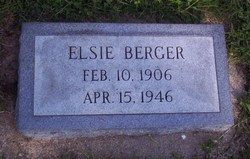 Elsie Mildred <I>Erwin</I> Berger 