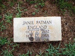 Janie <I>Patman</I> England 