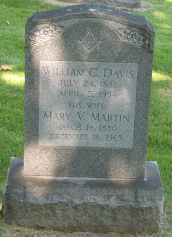 Mary Virginia <I>Martin</I> Davis 