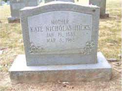 Kate Windle <I>Nicholas</I> Hicks 