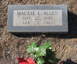 Maudie Lucindy <I>Crawford</I> Allen 