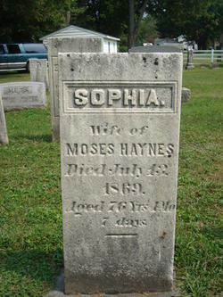 Sophia <I>Paul</I> Haynes 