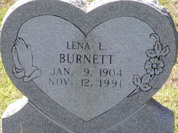 Lena Louvenia <I>Sheffield</I> Burnett 
