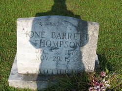 Ione Louise <I>Barrett</I> Thompson 