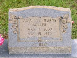Ada Lee <I>Burns</I> Miller 