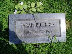 Sarah Carolyn <I>Burgess</I> Bolinger 
