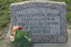 Frances Inez “Fran” <I>Simpson</I> Abelson 