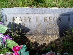 Mary Elizabeth <I>Johnson</I> Keck 