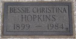 Bessie Christina <I>Bryson</I> Hopkins 