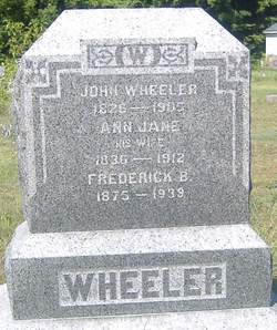 Ann Jane <I>Haskins</I> Wheeler 