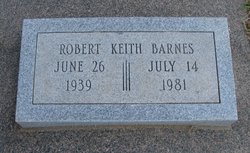 Robert Keith Barnes 