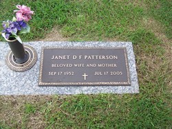 Janet D F Patterson 