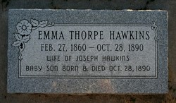 Emma <I>Thorpe</I> Hawkins 