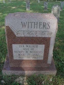 Ina <I>Walker</I> Withers 
