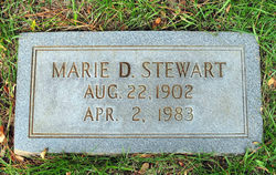 Marie <I>Davis</I> Stewart 