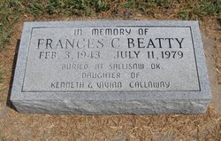 Frances C. <I>Callaway</I> Beatty 