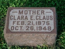 Clara Emma <I>Wilharm</I> Claus 