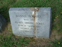 Nannie <I>Booker</I> Jones 
