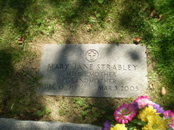 Mary Jane <I>Strabley</I> Sherwood 
