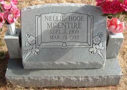 Nellie <I>Hooe</I> McEntire 