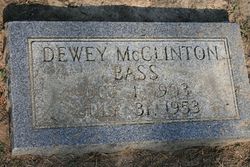 Dewey McClinton Bass 