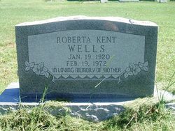 Roberta <I>Kent</I> Wells 