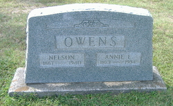 Annie E “Anna” <I>Washam</I> Owens 