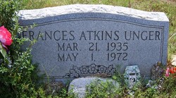 Frances <I>Atkins</I> Unger 
