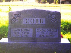 Geneva Cordell <I>Brown</I> Cobb 