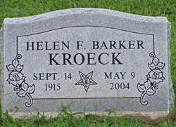 Helen Frances <I>Hackley</I> Kroeck 