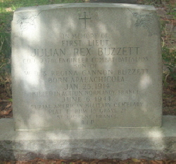1LT Julian Rex Buzzett 