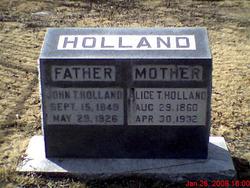 Alice Tallulah <I>Lyle</I> Holland 