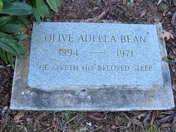 Olive Adella <I>Markham</I> Bean 