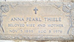 Anna Pearl <I>Hathaway</I> Thiele 