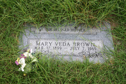 Mary Veda <I>Haney</I> Brown 