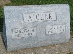 Alberta Marjorie <I>Mills</I> Aicher 