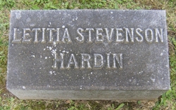 Letitia Stevenson Hardin 