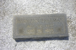 Mary Ann Freeman 
