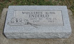 Marguerite Ruth <I>Kubik</I> Enderud 