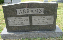 Cora Richerson <I>Vaughan</I> Abrams 