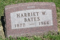 Harriet W. <I>Huffman</I> Bates 