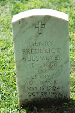 PVT Henry Frederick Hulsmeyer 
